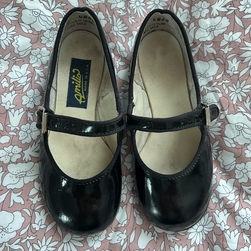 Kids Black Mary Jane Shoes